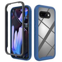 Shockproof TPU PC Phone Case for Google Pixel 10A Soft TPU Bumper Hard Clear Back Cover Mobile Phone Cases For Google Pixel 10A&Opp Bag mėlyna