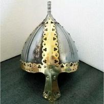 Viduramžių vikingų šalmas ~ Knight Reenactment Norman Nasal Šalmas 18 dydžio plieno