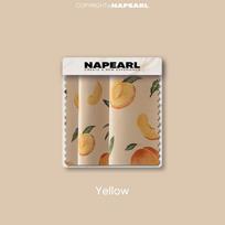 1PC NAPEARL Persikų vaisių animacinių filmų spausdinta užuolaida įlankos balkonui miegamajam svetainei langų užuolaidos namų dekoravimui W100cm x L130cm