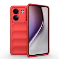 For Xiaomi Poco M7 Pro M7Pro 5G Back Cover Phone Case Soft Liquid Silicone Anti-fall Shockproof Protect Funda Coque Cases For Poco M7 Pro 5G raudona