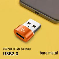 USB Type-C 3.0 Female to Male Charger Cable - PD 6A Adapter with USB-C Port