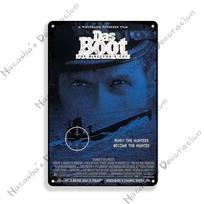 Old War Movie Das Boot Metal Poster Decorative Plate Metal Tin Sign Vintage Wall Tin Sign Metal Signs Wall Plate  Plaque 20x30cm（7.8x11.8inch）