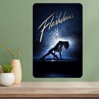 Flashdance Klasikinio Filmo Metalo Plakatas 20x30cm（7.8x11.8inch） blue