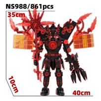 Skibidi Toilet Titans Speakerman Blocks Skibidi Toilet Titans Speaker Man Block G Man Cameraman Drillman Blocks Toy Tv Man Block