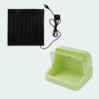 Visual Bird Incubator Adjustable Heat 3-speed Adjustment Chick Brooder Thermostat Controlled Bird Brooding Box Poultry Habitat žalia