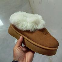 New winter snow boots women's fur integrated wool cotton shoes women's fleece thickened 36
