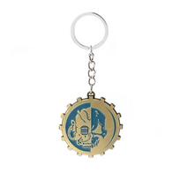 Warhammer 40K Adeptus Mechanicus Skull Cartoon Enamel Keyring