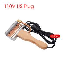 Elektrinis medaus grandiklis karštas peilis su dviejų kontaktų kištuku bitininkystei Australian Standard Hot Knife black