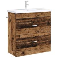 vidaXL Bathroom Vanity Unit Reclaimed Wood Look 78.5 x 37.5 x 81 cm Particleboard