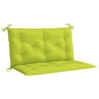 vidaXL Garden Bench Cushion Light Green 100x(50+50)x7 cm Oxford Fabric