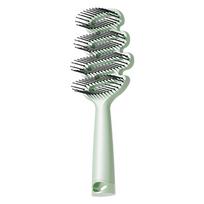 Hair Comb hair Brush Styling Grooming Scalp Comb Wet Brushes For Shower Daily Morning Bedtime Routine Post-Wash Salon Styling žalia