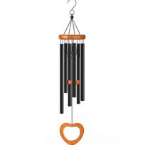Heart Wind Chimes Hand-Tuned 26  Copper Chimes For Romantic Outdoor Serenity Ntage Metal Windbell Heroic Deep Resonance Serenity