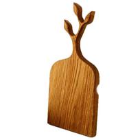Nauja elnio ragų dizaino medinė pjaustymo lenta virtuvės reikmenims ir restoranų reikmėms 42x18x2cm natūrali