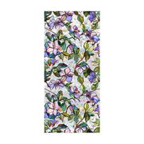 1 ritininis elektrostatinis 43*100 cm stiklo lipdukai PVC gėlių rašto lango namų dekoras 43x100cm