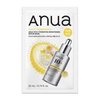 ANUA Vitamin C Serum Sheet Mask Set (5+1pcs) – Brightening & Hydrating Facial Mask 6 Sheets (5+1 Set)
