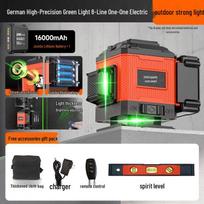 German High-Precision 12-Line Green Light Laser Level with Auto-Leveling for Outdoor Use