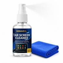 Screen Cleaning Kit with Spray & Microfiber Cloth for Car Screens, Laptops, Tablets, Phones & Touchscreen Electronics