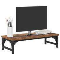 vidaXL Monitor Stand Reclaimed Wood Look 55 x 23 x 14 cm Engineered Wood