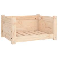 Dog Bed 55.5 x 45.5 x 28 cm Solid Pine Wood