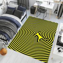 Black white line eyes abstract cat hogar Bedside Rug Kitchen Bath Floor Mat Hallway Balcony Carpet Entrance Doormat Decor Home 40x60cm( 15x23in )