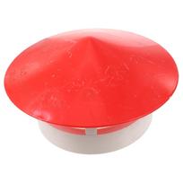 Rain Cap 110-160Mm Round Chimney Rainproof Cover Pvc Vent Cap For Roof Vent Ducting Smoke Funnel Chimney Cowl Waterproof raudona