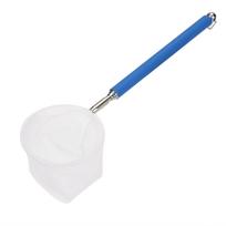 Reguliuojamas mini žvejybos tinklo kotas akvariumo bakui, krevetėms 20-57,5 cm prailginamas(Mėlynas apvalus) mėlyna