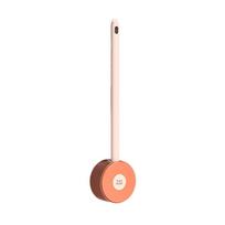 Silicone Toilet Brush Wall Mounted, No Drill Flexible Bristles Bathroom Cleaner Bathroom Brush rožinė