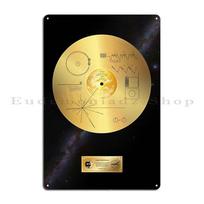 Voyager 1 Golden Record universe space  Metal Signs create Club Home Bar Tin Sign Poster 20x30cm