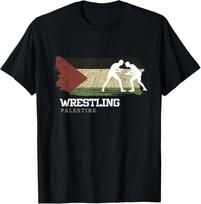 Womens Wrestling Palestine Combat Sports Wrestling Unisex T-Shirt S