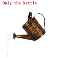 Saulės žibintai Lauko Vandeniui atsparūs Metaliniai Laistytuvai Sodo Dekoro Ornamentai Kiemo Menas Kabantys Takelio Žibintai Sodininkystė Gimtadienio Dovanos Su Kabliu Ordinary kettle & S šilta balta spalva