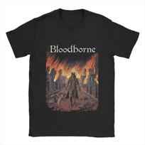 Unisex s TShirts Bloodbornes Dark Souls Awesome 100 Cotton Tees Short Sleeve T Shirt O Neck Tops Classic S