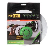 Šlifavimo lapeliai „ProCraft KB225.100” (10 vnt.)