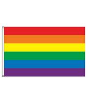 60x90 cm spalvinga vaivorykštė LGBT vėliava, taikos gėjų lesbiečių parado reklamjuostė