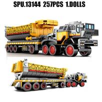 Military Wander Earth Interstellar Cargo Transport Truck Armored Vehicle Crane Building Blocks Toy