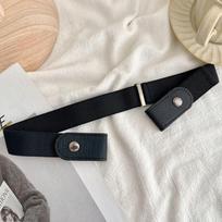 Nauja reguliuojama tamprios juosmens juosta nematoma diržo sagtimi moteriški diržai be sagties vyrams, džinsų kelnių suknelė be sagties, kurią lengva dėvėti one size(50-95cm)