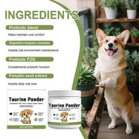 Dog Taurine Powder For Heart Health Supplement Gentle Formulas For Sensitive Stomachs. Caring Pet Parent China Mainland