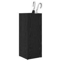 Umbrella Stand Black Oak Look 25 x 24.5 x 64 cm