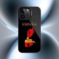 S-Spain S-Spanish Flag Art Phone Case For IPhone 16 17 15 14 12 13 Pro Max Black Color Shockproof Cover iPhone14Pro