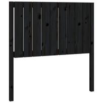 vidaXL Headboard Black 95.5 x 4 x 100 cm Solid Pine Wood