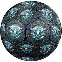 Oceanic Journey Round Football Size 5 Adult Ball Suitable for Training Matches and Outdoor Team. įvairiaspalvis