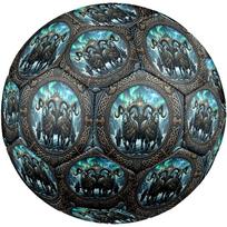 Goat Riders Round Football Size 5 Adult Ball Suitable for Training Matches and Outdoor Team. įvairiaspalvis