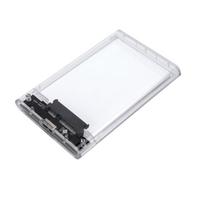 2.5 Inch Transparent HDD SSD Case SATA III to USB 3.0 Hard Drive Disk Enclosure Support 6TB Mobile External for Laptop PC 2.5" skaidri