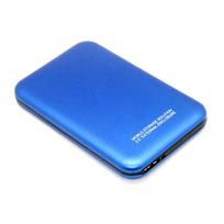 Gamshare 2.5  SATA USB 3.0 External HDD Enclosure Aluminium+Plastic Custom Logo Tool-Free SATA&2.5" mėlyna