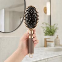 Non Slip Handle Hair Styling Comb Gasbag Cushion Oval Hair Comb Massaging Hairbrush  Home Use