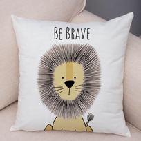 Nordic Zebra Hippo Giraffe Lion Crocodile Pillow Case Decor Animal Cushion Cover For Sofa Pillowcase Pillow Covers 45X45Cm Peach skin 18*18(CM)-1Pcs