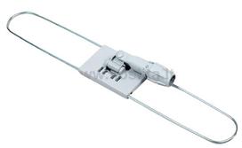 Metalinis-plastikinis laikiklis grindu šluostei sulenkiamas 60 cm 4042