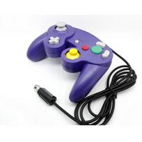 Klasikinis „Wired Shock Joypad“ žaidimų „Stick Pad“ valdiklis, skirtas „Nintendo Wii Gamecube NGC Purple“
