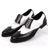 Vyriški odiniai batai Formalūs batai vyrams Brogues Oxfords Vyriški Vestuvėms Šventei Biurui Verslo Batai Vyras Zapatos De Hombre 38 black