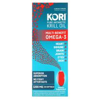 Kori, grynas Antarktinio krilio aliejus, daugiafunkcis omega-3, 1200 mg, 30 minkštųjų kapsulių