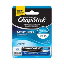 Drėkinantis lūpų balzamas ChapStick Moisturizer SPF 15 apsauginis vit. E 4 g